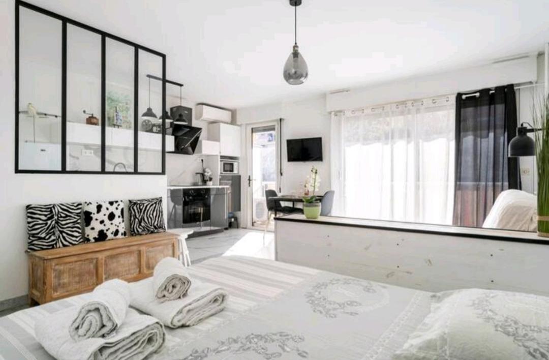 Design Loft Studio Climatise Parking Et Piscine Vallauris Ngoại thất bức ảnh